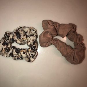 Two scrunchies
